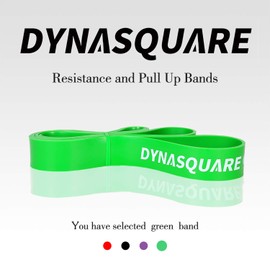 DYNASQUARE Resistance Bands, Pull Up Bands, Heavy Duty Exercise Bands for Body Streching, Powerlifting, Resistance Training, Single Band