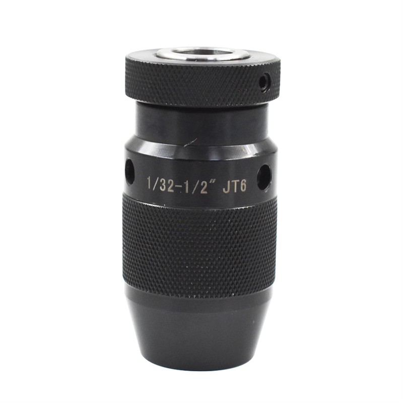 findmall 1/32-1/2 JT6 Keyless Heavy Duty Drill Chuck with Taper