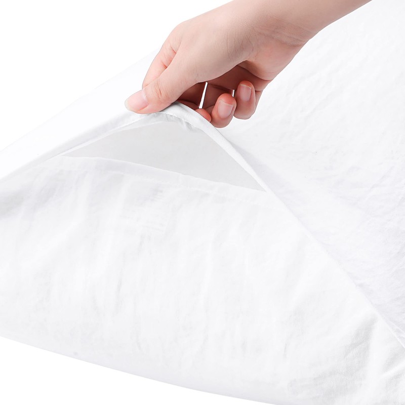 PiccoCasa Pillow Cases 2 Pack Soft Brushed Microfibre Pillow Covers