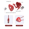 SHULLIN Pack of 2 Heart Lock Heart Shape Padlock Love