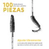 300 pcs Cepillos Desechables para Pestañas, Cepillos Labios y Microaplicador,