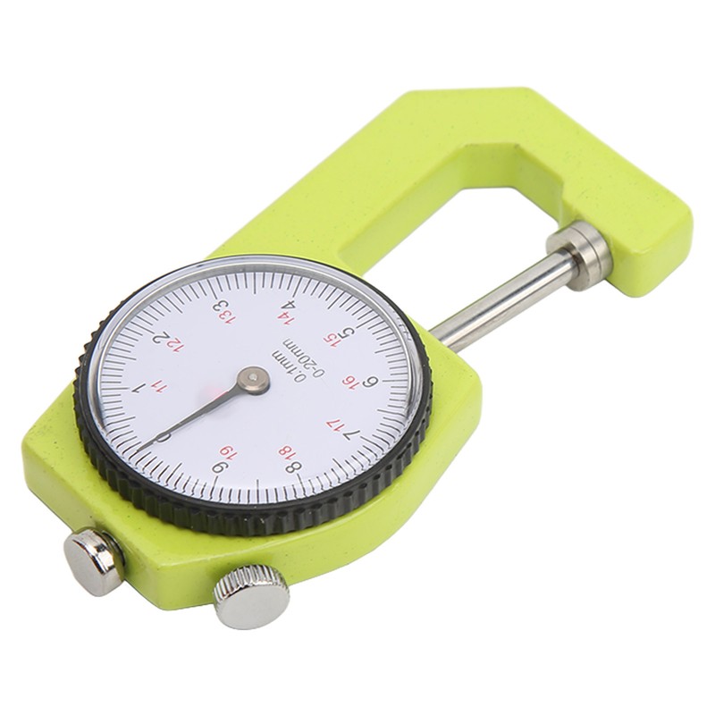 Thickness Gauge 0.1mm High Accuracy 0 to 20mm Range Round