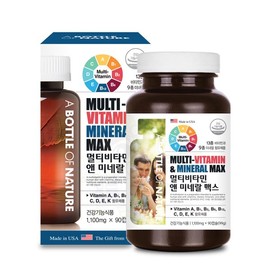EVA TLE 어바틀 멀티비타민 앤 미네랄 맥스 90캡슐 Obattle Multivitamin and Mineral Max 90 Capsules