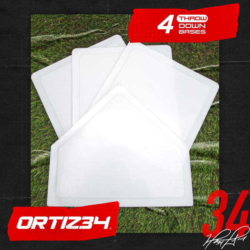 Ortiz34 Grand Slam Set- Graffiti Plastic Bat, 3 Balls, 4
