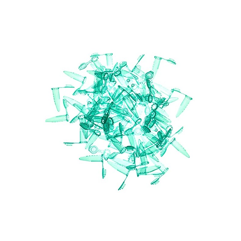 MUHWA 500 PCS Polypropylene Graduated Microcentrifuge Tubes with Snap Cap,