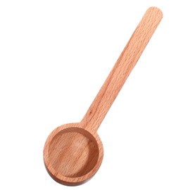 Wooden Coffee Spoon, Long Handle Wooden Tablespoon Scoop 6.49 Inch Wooden Coffee Ground Spoon Food Jar Scoops for Deep Jars and Containers, Ground Beans or Tea, Kitchen Tools Utensils