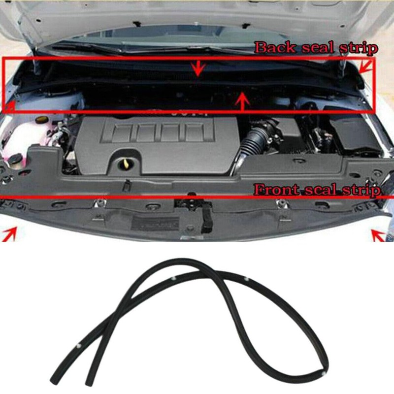 Car Back-Engine Hood Sealing Strip Rubber Weatherstrip for Toyota Corolla