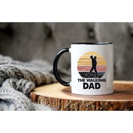 Tasse zum Vatertag | The Walking Dad | Kaffeetasse für Frühstück/Geburtstagsgeschenke für Papa/Onkel/Mama