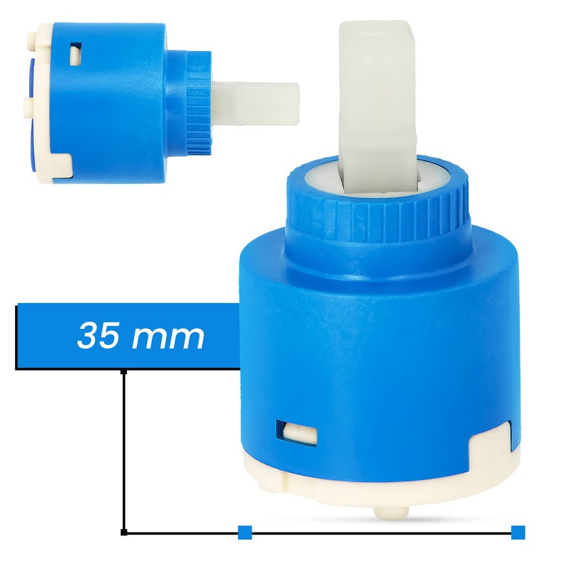 Ceramic Mixer Tap Cartridges Valve Replacement Sink Repair 35 mm