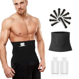 Urine Test Complete Kit - 3.3oz Translucent Empty Bottle, with Lining Pocket Belt,Temperature Strips, Urine Test Practice Kit at Home,Hospital (Large)