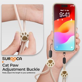 SURDOCA Adjustable Phone Lanyard, Phone Wrist Strap, Camera Wrist Strap, Nylon Wrist Lanyard, Phone Wristlet, Anti Theft Phone Strap, Lanyard for Earphone, USB Flash Drive, ID Name Tag Badge