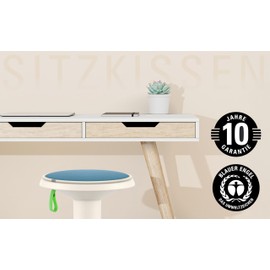 Interstuhl UPis1 Premium Seat Cushion - Especially Comfortable Chair Cushion Perfect for Stools, Chairs, Benches and Floors - Perfect UPis1 Office Stool (ECO Capri Blue)