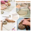 UNICRAFTALE Total 12Pcs Ceramic Clay Pottery Tool Kits Wood Linen