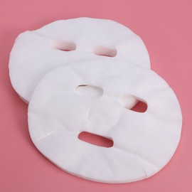 frcolor Blade 100pcs Disposable Face Mask White Cotton Cosmetic Agrandamiento Mask