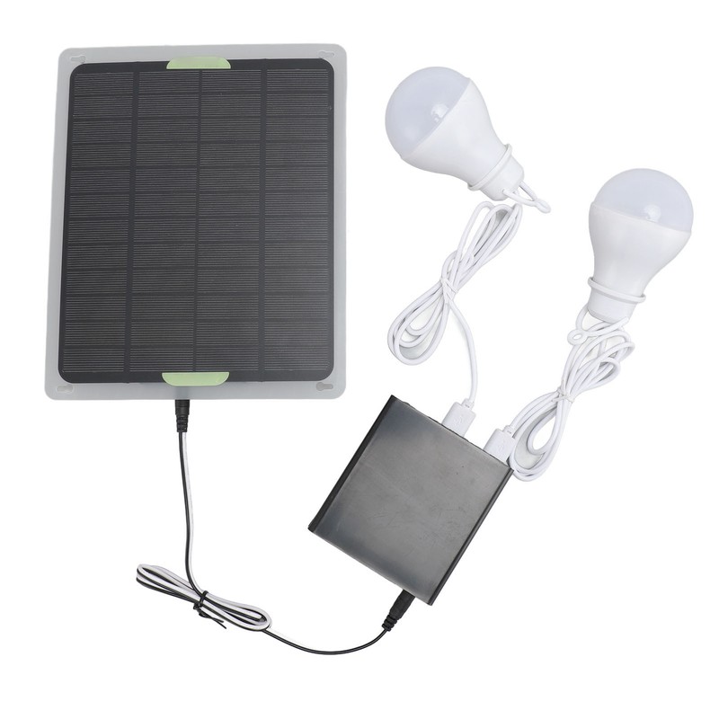 Solar Light Bulbs Outside Portable Outdoor Rechargeable LED Tent Waterproof