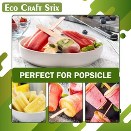 6" Jumbo Wooden Craft/Popsicle Sticks/DIY Craft Projects- Pack of 100ct