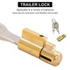 XUKZIMA 1 Pcs Trailer Hitch Lock Cylinder Trailer Lock Cylinder