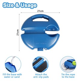 APOMOONS Tennis Trainer Tennis Ball with String Tennis Trainer 2 Rebound Ball Self-Study Exercise Training Tool Tennis Training Equipment for Garden Outdoor and Solo Training Adults