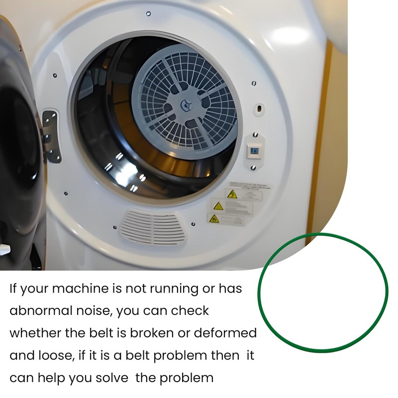Compact Dryer Fan Belt Compatible with Magic Chef MCSDRY15W 1.5