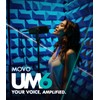 Movo UM6 Dynamic Podcast Microphone with Built-in GainCast Preamp -