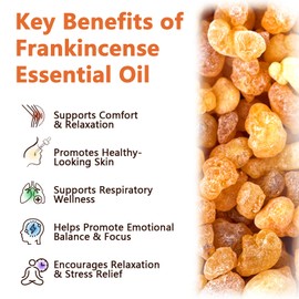 Frankincense Essential Oil - NatüRliche, Schnell Einziehende, Leichte Formel FüR Haarwachstum Und Strafft & Hebt Die Haut, Hochwertige äTherische öLe FüR Haar, Haut & KöRper 2.02 Fl Oz