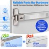 Polar Tangro Commercial Door Push Panic Bar, SS304 Panic Bars