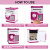 Pup Go ATM Money Box for Girls,Password Code Lock Piggy