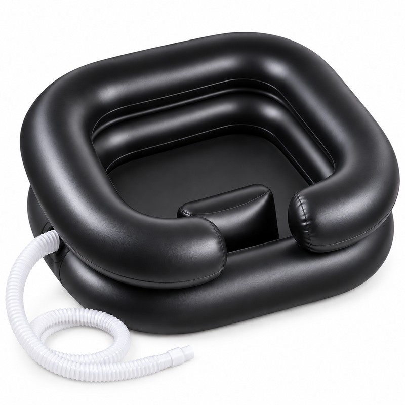 Inflatable Shampoo Basin for Hair Washing – Portable Foldable Wash