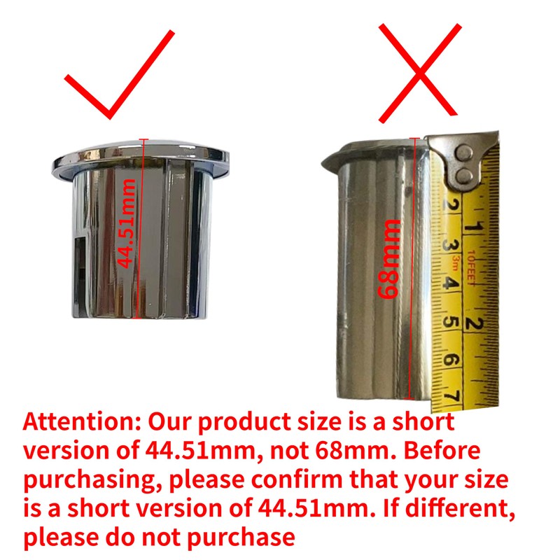 CANJPTON Compatible with Cistern D2D Toilet Push Button Double Flush