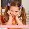 Pack of 100 Colourful Hair Bobbles Girls, Small Hair Bobbles,
