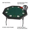 TRY & DO 48" Octagon Poker Table Texas Blackjack Table