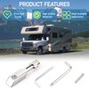 Jerbor RV Handle Latch Repair Kit, Door Replacement Interior Assembly