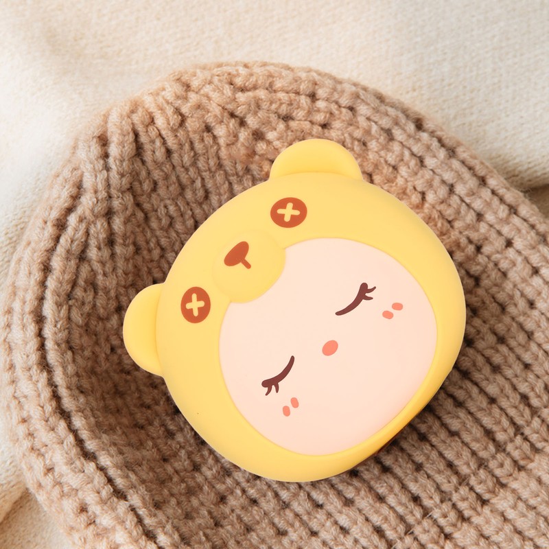 Hand Warmers Double Sided Heating 10000mAh Rechargeable Battery Rubber Mobile