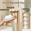 Rudnia Automatic Soap Dispenser, Foaming Soap Dispenser Touchless with Continuous