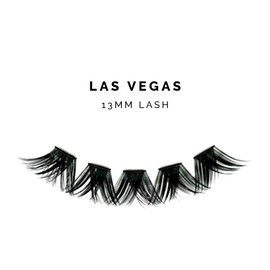 LASH PRESS Las Vegas Edition Press On Lashes 60 Pre Glued Clusters with Tweezers