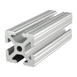 8020, 1515, 15 Series 1.5 Inch x 1.5 Inch T-Slotted Aluminum Extrusion DIY Extruded Linear Slot Bar Rail 80/20 (Clear Anodize, 18" Long)