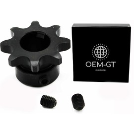 #40/41 8 Tooth 5/8 Jackshaft Sprocket With Key Stock Go Kart Mini Bike.