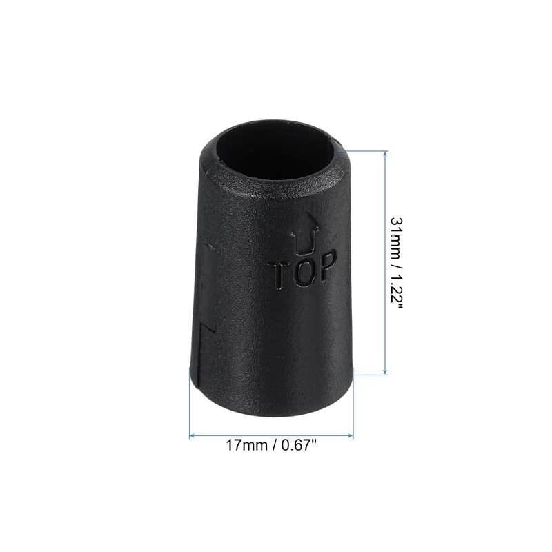 sourcing map 40Pcs Wire Shelving Shelf Lock Clips, Plastic Shelving