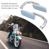 Rear View Side Mirrors Rotatable Bending Bar Retro Rugged High