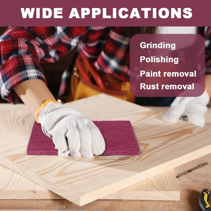 Flintronic 5 m x 85 mm Sanding Fleece, Abrasive Pads,