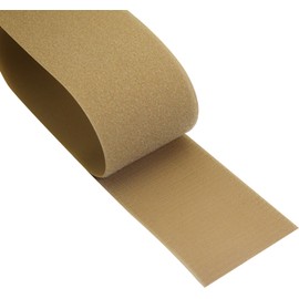 Baiann Cinta de gancho y bucle beige para coser de 4 x 6 pies, no adhesiva, resistente a rayas de nailon, correas entrelazadas para manualidades, ropa, zapatos, mochilas, color beige (2 yardas)