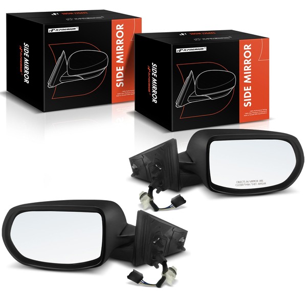 A-Premium Pair (2) Driver and Passenger Side Power Door Mirror