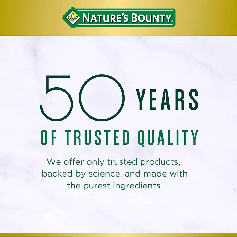 Nature’S Bounty Iron 65Mg, 325 Mg Ferrous Sulfate, Cellular Energy