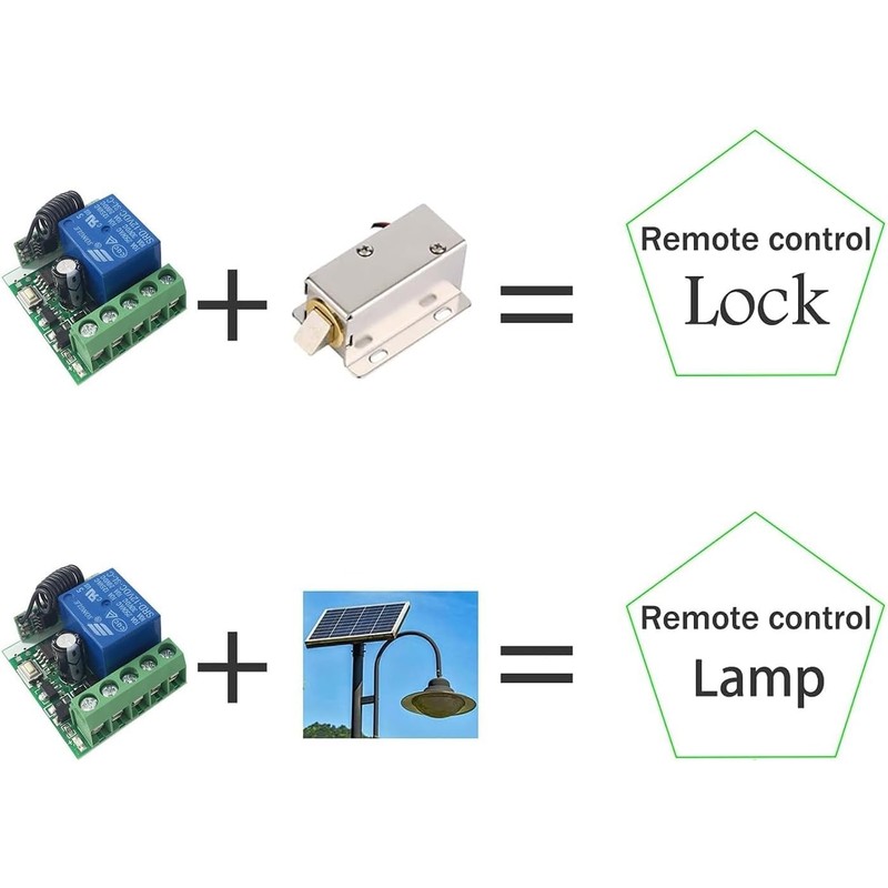 QIACHIP 433 MHz DC 5 V 6 V 12 V