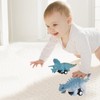 6Pcs Dinosaur Pull Back Car Children Model Simulation Brachiosaurus Tyrannosaurus
