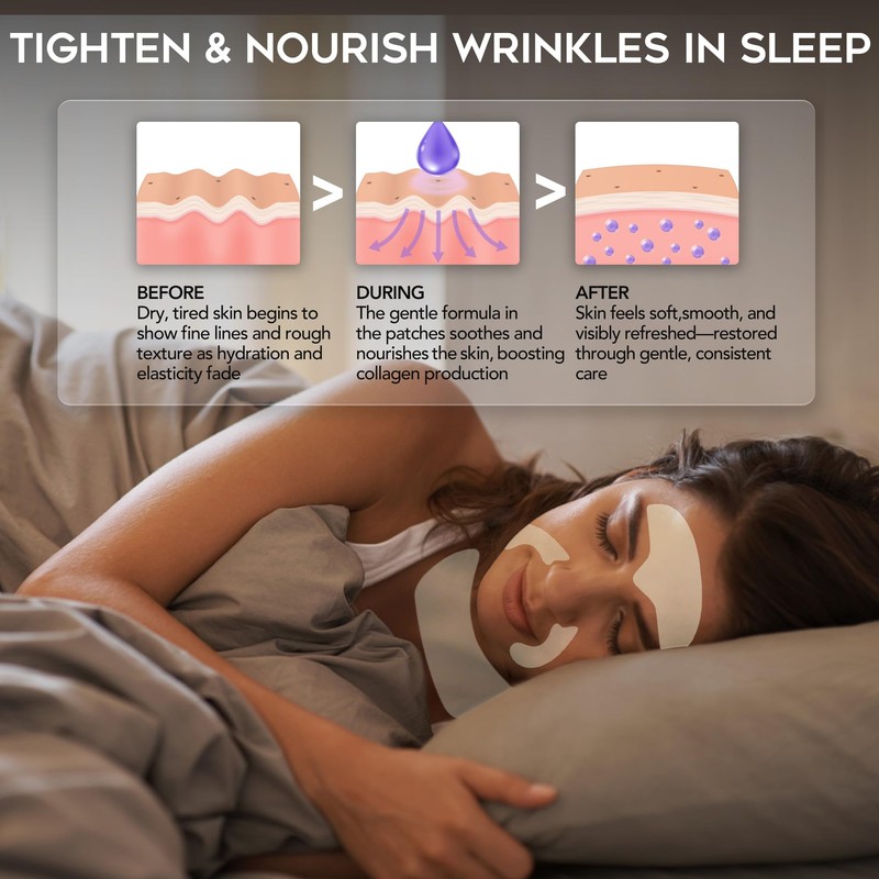 Juory Wrinkle Patches for Forehead, Smile Lines & Neck –