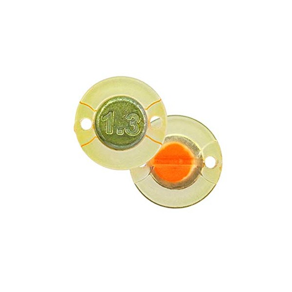 JACKALL Spoon, Timon Decabung, 0.04 oz (1.0 g), #189, Clear Orange