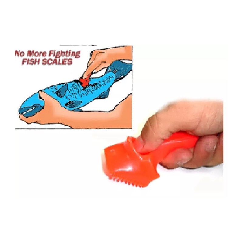 Spearfishing World Bicco Fish Scaler No Mess Plastic Fish Scaler
