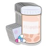 Notas Adhesivas Cuadradas Temáticas De Enfermería Coloridas