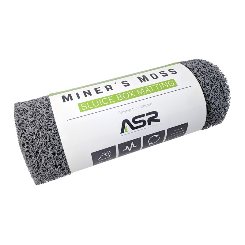 ASR Outdoor Grey Miners Moss Sluice Box Matting Mining Equipment